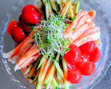 サラダチキンのトマト風味冷やし中華作り方7写真