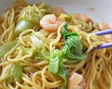 「グリーンパン」で上海焼きそば♪作り方3写真