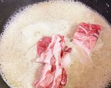 水菜と豚肉のうどんでパスタ作り方4写真