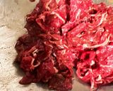 牛肉とピーマン炒め物　中華　作り方1写真