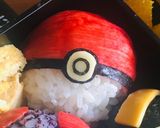 キャラ弁☆ポケモンボール作り方3写真