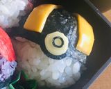 キャラ弁☆ポケモンボール作り方4写真
