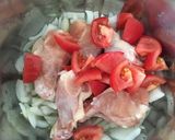 手羽元☆トマト☆パプリカのバルサミコ酢煮作り方3写真