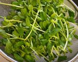 暑い日に!梅と豆苗のぶっかけ冷やし麺作り方5写真