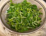 暑い日に!梅と豆苗のぶっかけ冷やし麺作り方6写真