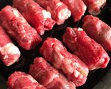 ☆お弁当に　牛肉のゴボウ巻き巻き☆作り方3写真