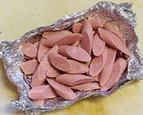 魚肉ソーセージの梅マヨ＆チーズ焼き作り方1写真