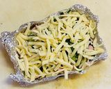 魚肉ソーセージの梅マヨ＆チーズ焼き作り方4写真