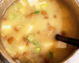 オクラとなめこの味噌汁作り方5写真