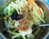 マカロニ味噌サラダ作り方3写真
