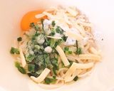余った素麺で＊素麺チヂミ作り方1写真