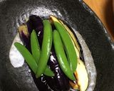 クセになる!揚げ茄子とゆで豚☆ポン酢味作り方3写真
