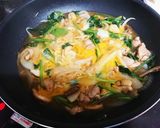 ほうれん草たっぷり親子丼作り方6写真
