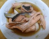 鮭あらのしょうが煮作り方4写真