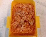 レンジで簡単！2段重ねのオムライス弁当作り方8写真
