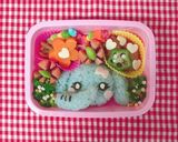 動物園遠足　ぞうさん　キャラ弁　デコ弁作り方4写真