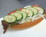 タラバ蟹のホットドッグ作り方4写真