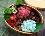 季節を愛でる紫陽花弁当作り方4写真