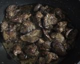 鶏レバーの蜂蜜梅煮　お酒の肴に。作り方2写真