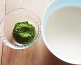生クリーム不要☆抹茶プリン☆ダイエット作り方1写真