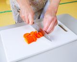 【離乳食】野菜のすりつぶし（にんじん）作り方1写真