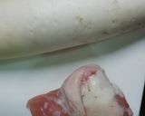 ミンチ肉と大根のたいたん作り方1写真