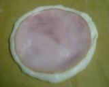 ハートの♡ふわふわハムロールパン作り方3写真