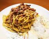 濃厚カルボナーラ！ベーコンと卵の風味で♪作り方8写真