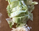 キャベツとえのきのゆかり和え作り方1写真