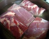 定番！我が家の豚の角煮。。作り方1写真