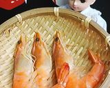 リカちゃん♡茹で海老〜とろろ昆布たれ添〜作り方1写真