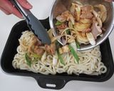津山ホルモンうどん作り方2写真
