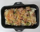 津山ホルモンうどん作り方3写真
