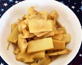 茹で筍で簡単メンマ♡そのままで食べられる作り方4写真