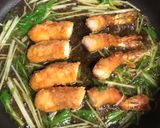 アレンジ無限大！海老フライ卵とじ丼作り方3写真