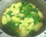 オクラと豆腐の味噌汁♪作り方4写真