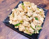 ピリ辛中華風炒り豆腐作り方6写真
