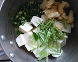 三つ葉と豆腐の味噌汁♪三つ葉が香る♪作り方2写真
