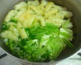 三つ葉と豆腐の味噌汁♪三つ葉が香る♪作り方3写真
