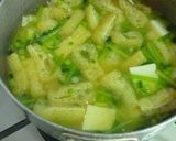 三つ葉と豆腐の味噌汁♪三つ葉が香る♪作り方4写真