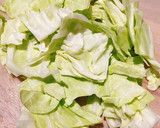 ☆★キャベツと塩昆布、鰹節の卵炒め☆★作り方1写真