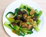 チンゲンサイと椎茸ソース★野菜たっぷり作り方4写真