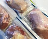 胸肉ネギ味噌和え作り方1写真