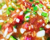 暑い夏に！冷しゃぶのトマト野菜ソースがけ作り方2写真