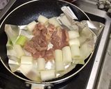 焼肉長ネギチーズ炒め作り方3写真