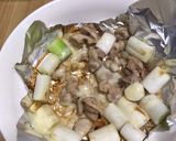 焼肉長ネギチーズ炒め作り方5写真