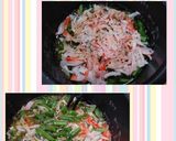 カニカマ炒飯(簡単)いんげん豆作り方5写真
