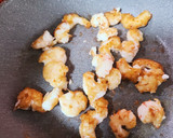 江戸菜と海老のチリマヨソース作り方5写真