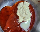 江戸菜と海老のチリマヨソース作り方7写真