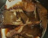 はちみつ醤油で煮魚 ナメタガレイ作り方5写真